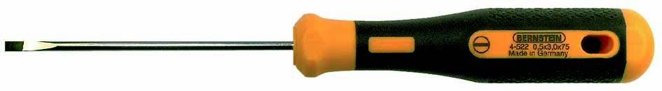 Bernstein Tools for Electronics Bernstein Werkzeugfabrik Electrician Slotted screwdriver Blade width: 2.5 mm Blade length: 75 mm