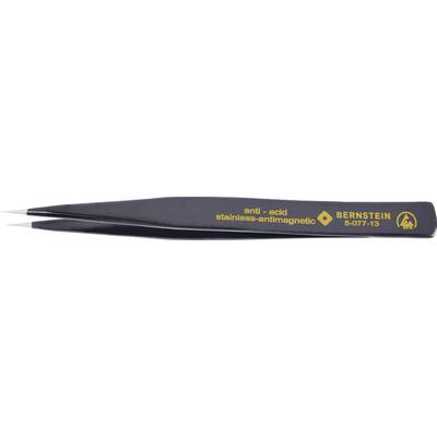 Anti-static stainless steel tweezers with 'anti-acid stainless-antimagnetic' inscription. Product of the Bernstein brand.