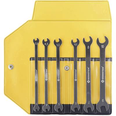 Bernstein Tools 6-750  Double-ended open ring spanner set 6-piece 3 - 10 mm   