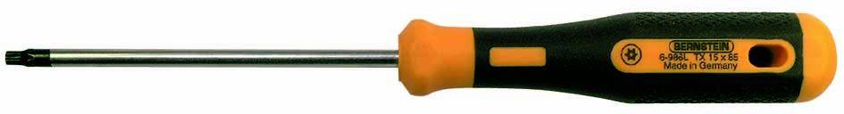 An orange and black screwdriver with a non-slip grip.