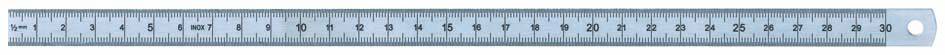 Bernstein Tools for Electronics Bernstein Werkzeugfabrik 7-508 Yardstick 0.3 m Steel