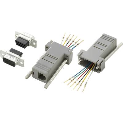 TRU COMPONENTS  D-SUB adapter D-SUB-plug 9-pin - RJ12 socket  1 pc(s) 