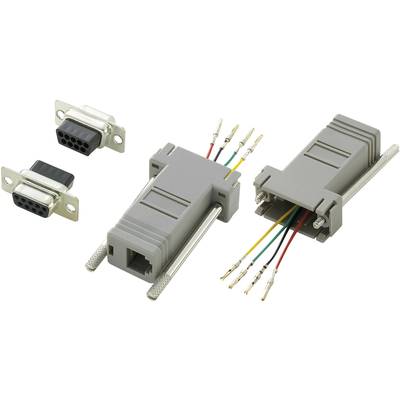TRU COMPONENTS  D-SUB adapter D-SUB socket 9-pin - RJ11 socket  1 pc(s) 