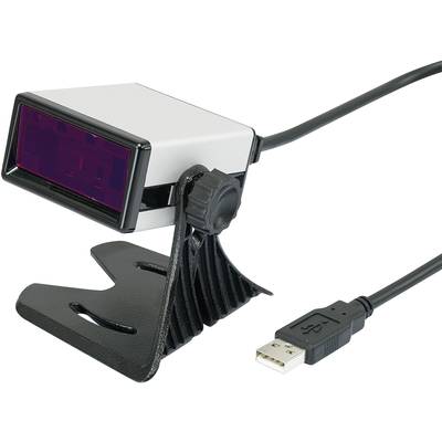 Renkforce FS5020E USB-Kit Barcode scanner Corded 1D Laser  Silver, Black Desktop USB