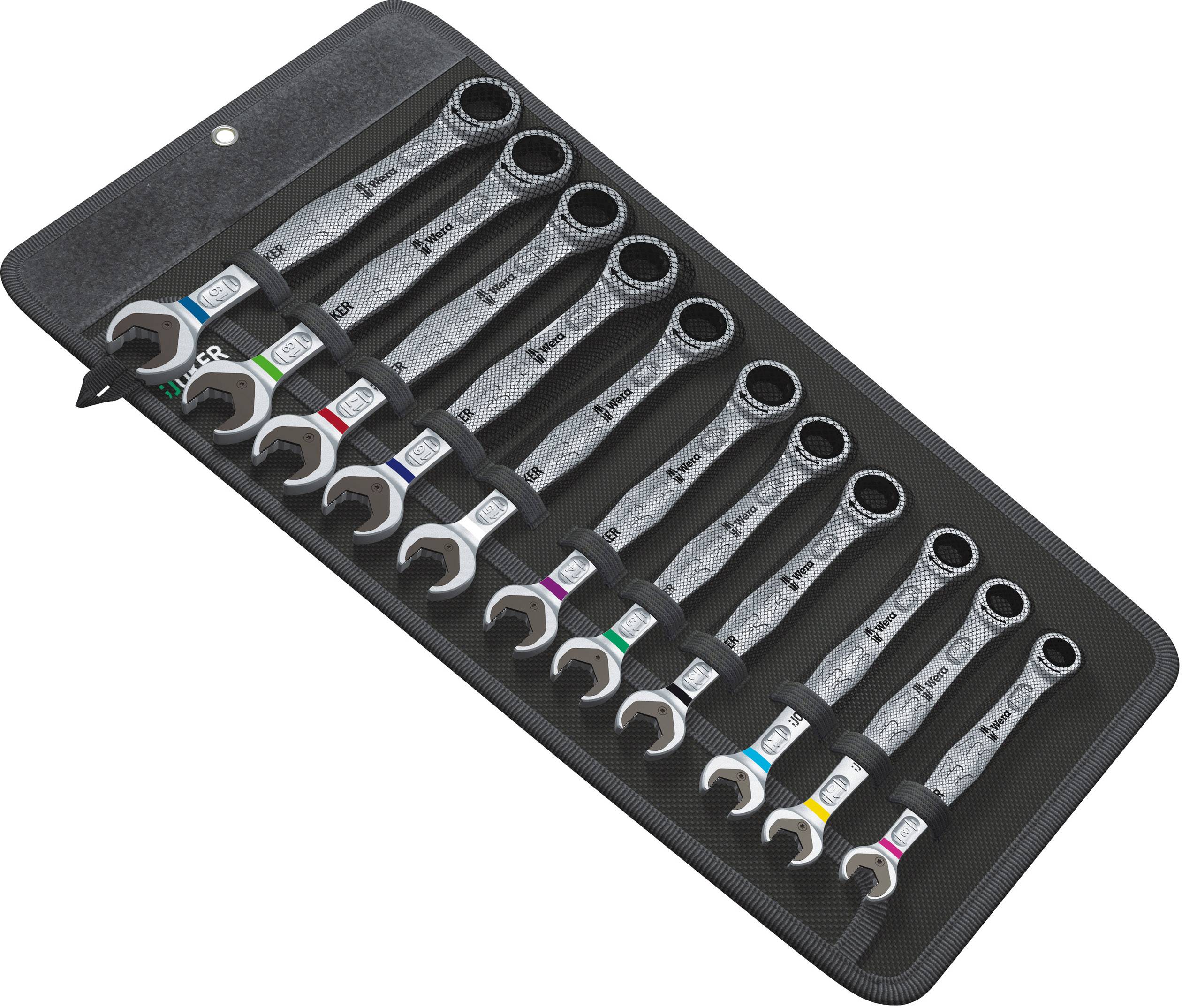 Wera 05020013001 Joker Ratcheting crowfoot wrench set 11-piece Spanner size (metric) 8 - 19 mm