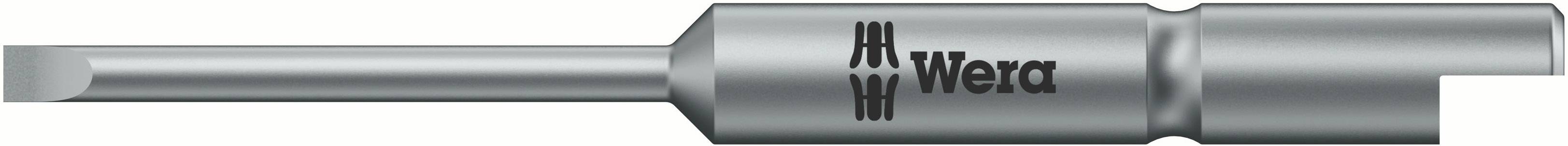 Wera 800/9 C Slot drive bit 3 mm Tool steel alloyed, hardened 1 pc(s)