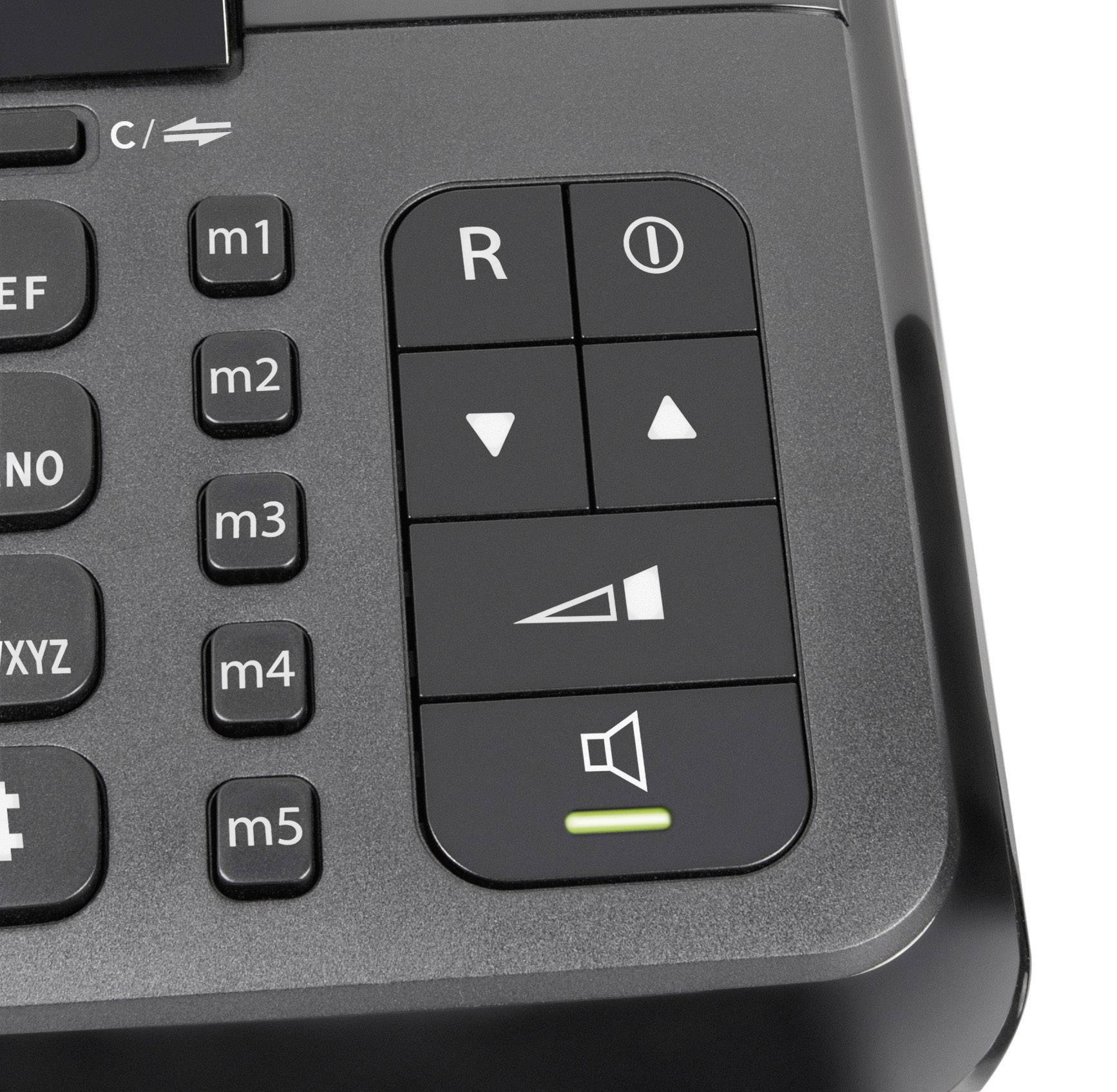 doro Comfort 4005 Combo Corded Big Button Visual call notification, Answerphone, Hands-free Backlit Black-3