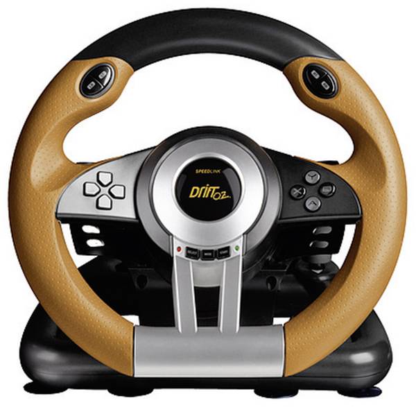 SpeedLink DRIFT O.Z. Racing Wheel Steering wheel USB PC Black, Orange