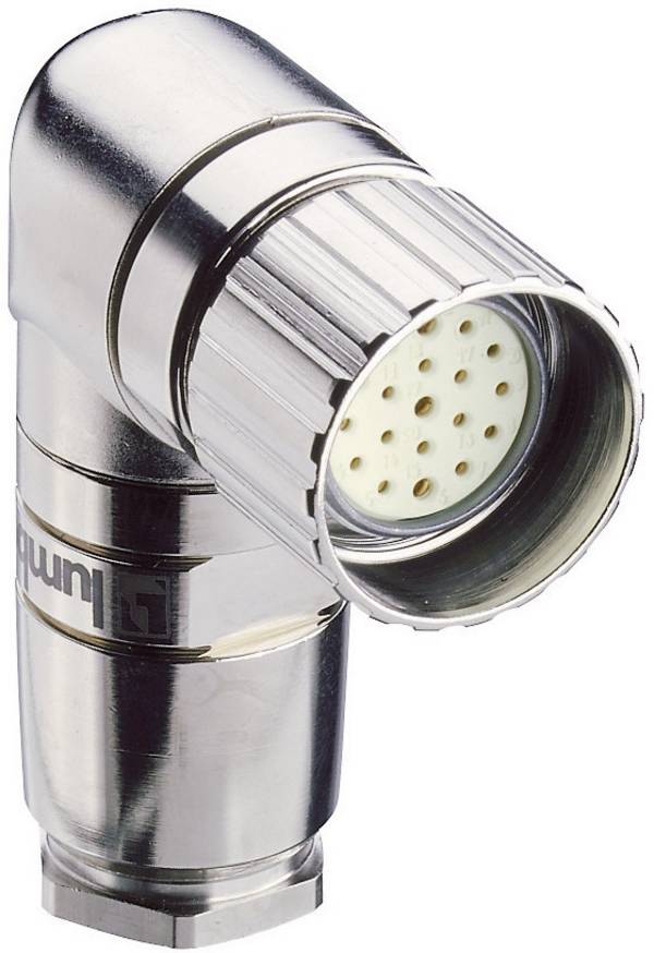 Lumberg Automation 2207 Sensor/actuator connector M23 Connector, right angle No. of pins (RJ): 19 1 pc(s)