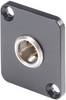 Hicon HI-XMDM3 Mini XLR connector Sleeve plug, straight pins Number of pins: 3 Black 1 pc(s)