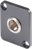 Hicon HI-XMDM5 Mini XLR connector Sleeve plug, straight pins Number of pins: 5 Black 1 pc(s)
