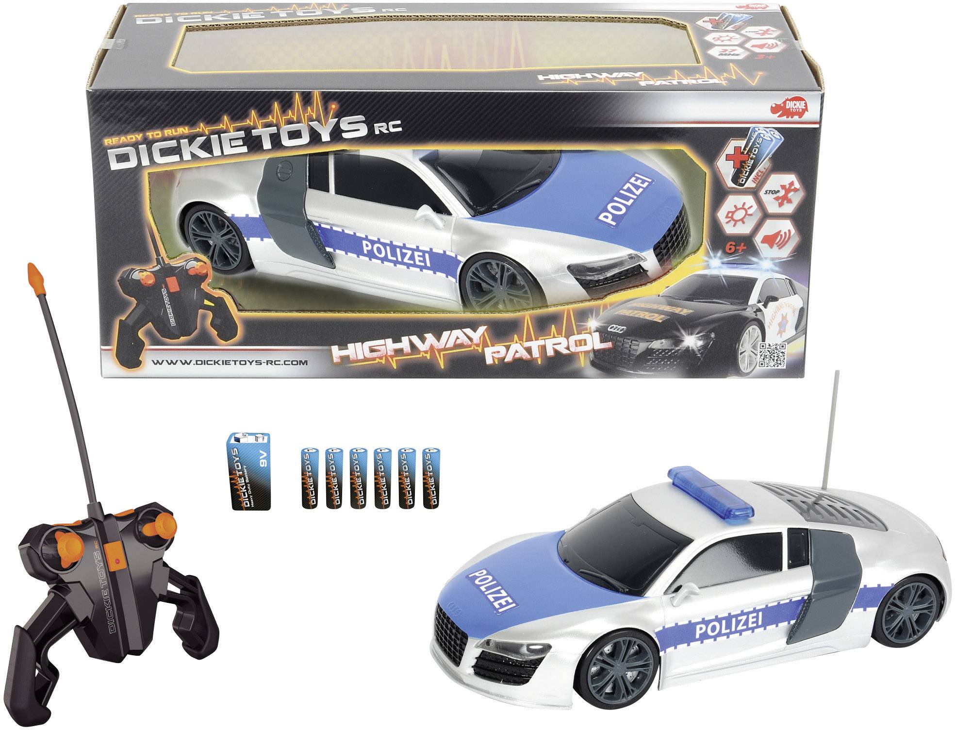 dickie toys remote control police car