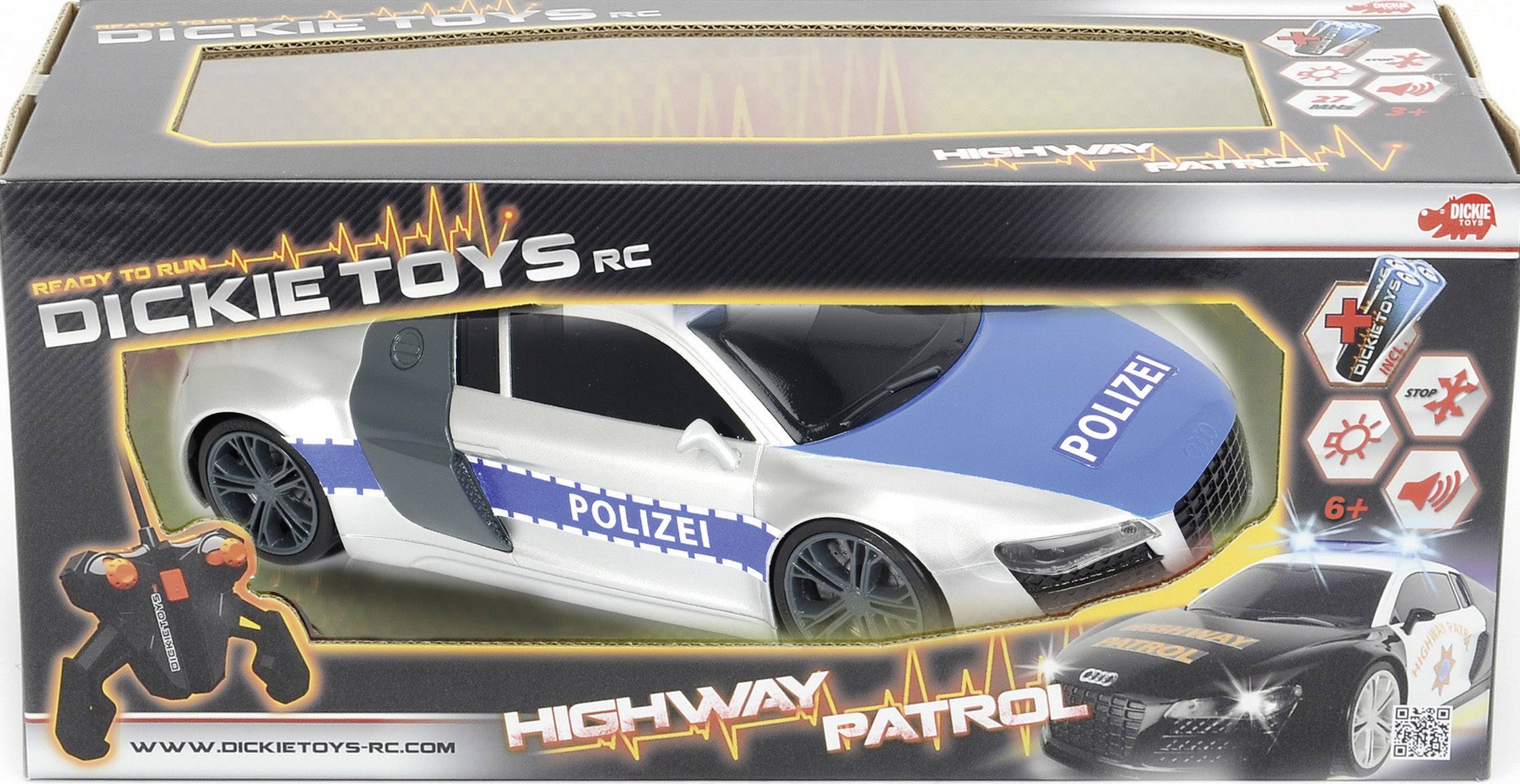 DICKIE Polizei Auto BMW RC Police car 1-Kanal-Funkfernsteuerung NEU 