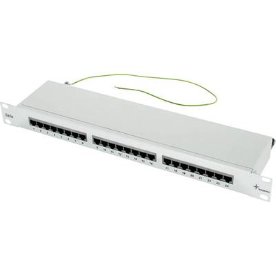   Telegärtner  J02023B0017  24 ports  Network patch panel  483 mm (19")  CAT 5e  1 U  Multicolour