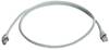 Telegärtner 100008643 RJ45 Network cable, patch cable CAT 6A S/FTP 5.00 m Grey UL-approved, Flame-retardant, incl. detent 1 pc(s)