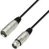 Adam Hall K3MMF0300 XLR Connection cable [1x XLR socket - 1x XLR plug] 3.00 m Black