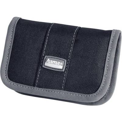 Black case with grey border and 'hama' printed on the front.