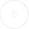 A blank, white Verbatim CD-R, 52x speed, with an unwritten, glossy surface area.
