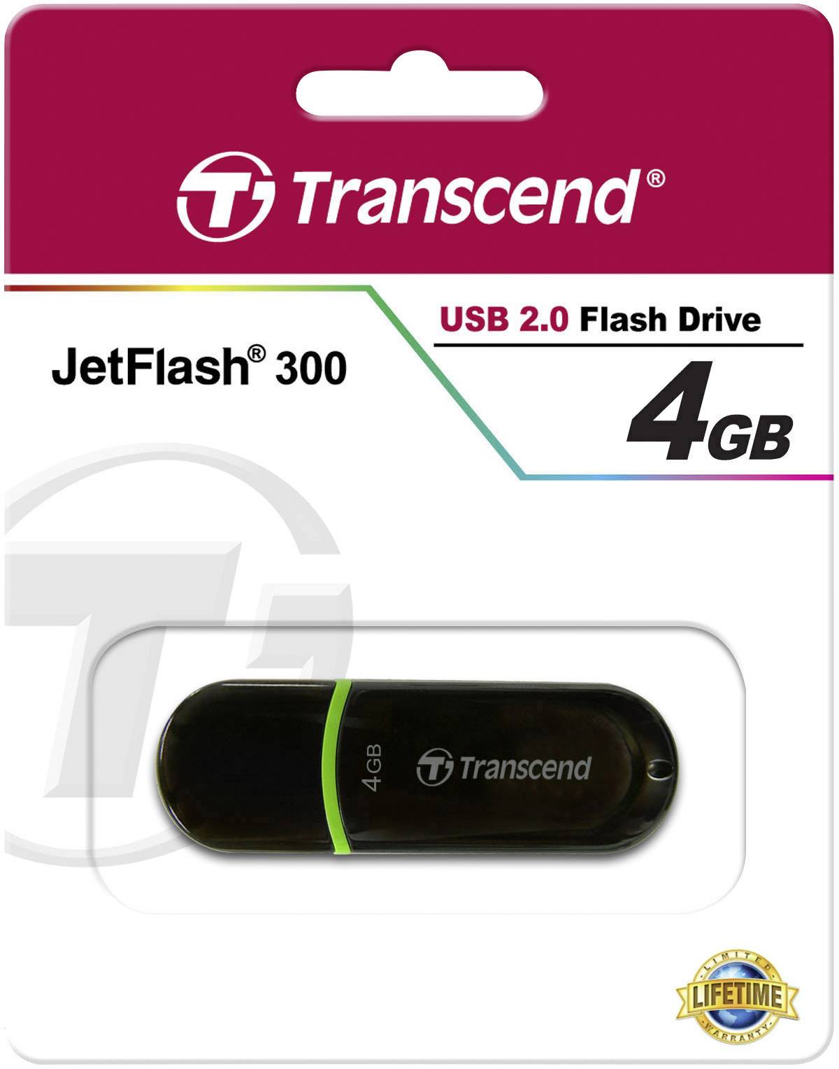 NEW TRANSCEND JETFLASH 300 16 GB USB 2.0 FLASH DRIVE JS16GJF300 MEMORY STICK 