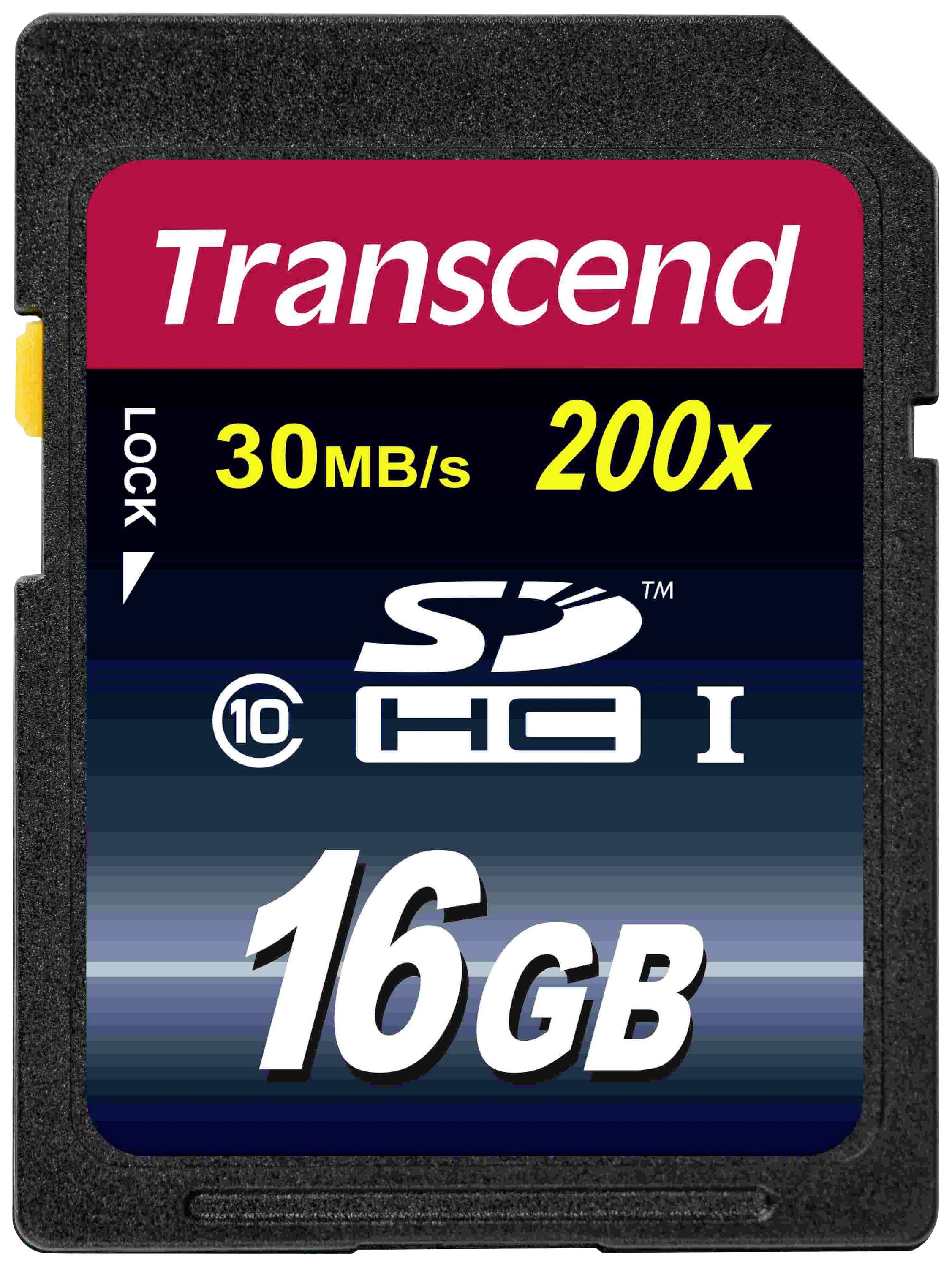 Transcend Premium SDHC card Industrial 16 GB Class 10