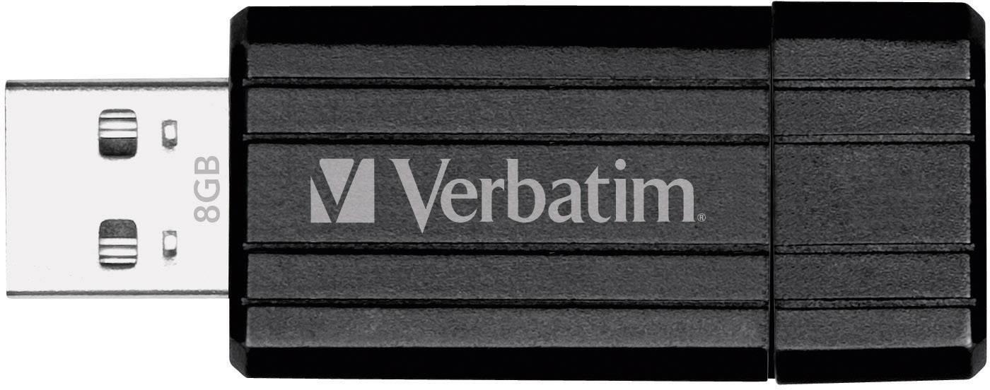 Verbatim Pin Stripe USB stick 8 GB Black 49062 USB A (USB 2.0)