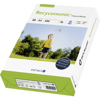 Papyrus Recyconomic Classic White 88031811 Recycled printer paper  A4 80 g/m² 500 sheet