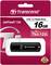 A Transcend JetFlash 700 USB 3.0 memory stick with 16 GB storage capacity in a red package.