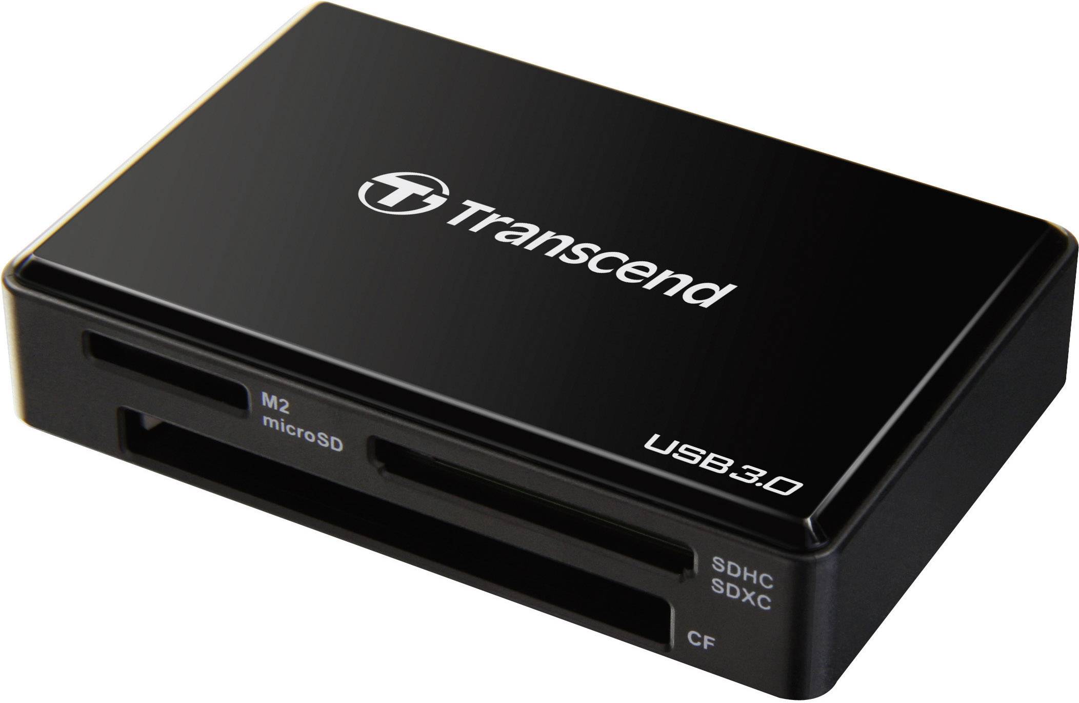 Transcend Ts Rdf8k External Memory Card Reader Usb 3 2 Gen 1 Usb 3 0 Black Conrad Com