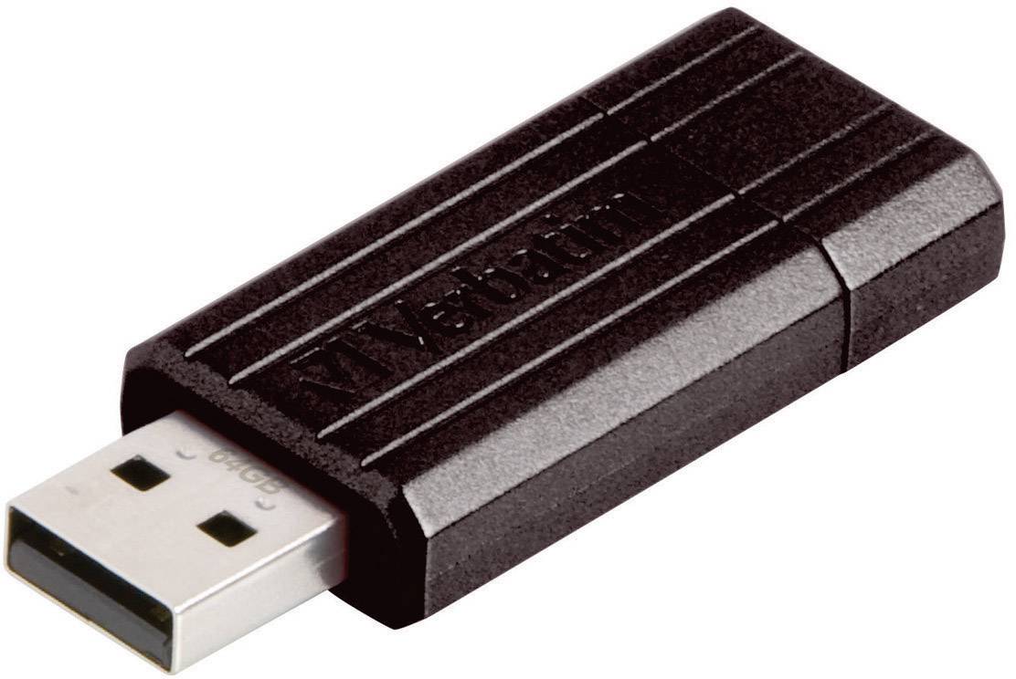 Verbatim Pin Stripe USB stick 64 GB Black 49065 USB A (USB 2.0)