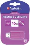 Verbatim Pin Stripe USB stick 16 GB Pink 49067 USB 2.0