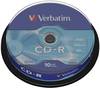 Verbatim 43437 Blank CD-R 700 MB 10 pc(s) Spindle Printable