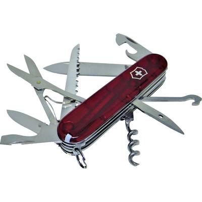 Victorinox Huntsman 1.3713.T Swiss army knife  No. of functions 15 Red (transparent)