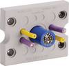 Icotek KEL-DPZ-B17 Cable grommet Terminal Ø (max.) 16.2 mm Polyamide, Elastomer Grey 1 pc(s)