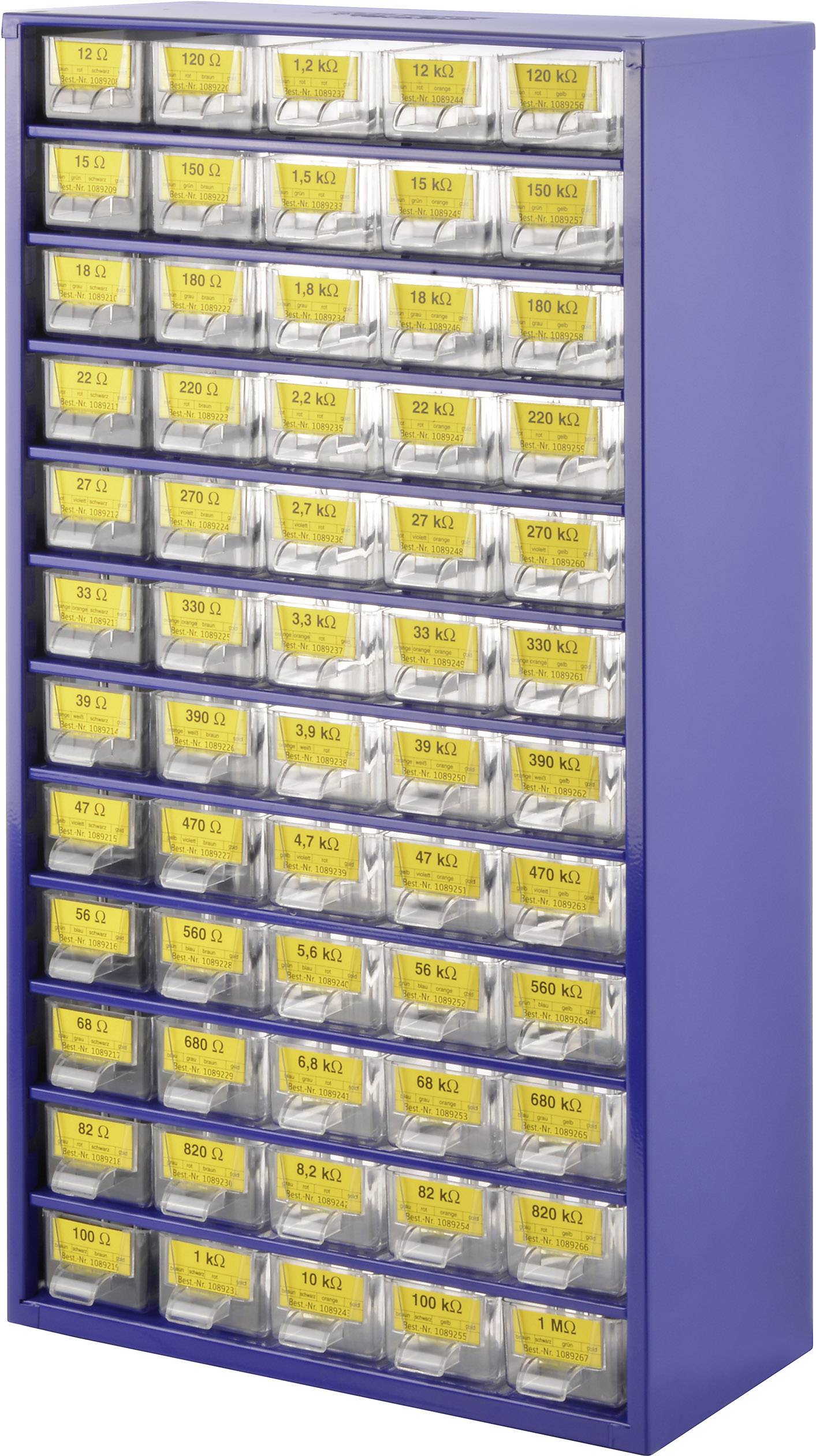 419117 Carbon film resistor (set) Axial lead 5 % 1 Set