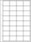 An empty 5x4 grid on a sheet of paper with three holes punched on the left-hand side.