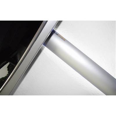 Image of Alunovo AL90-050 Cable duct (L x W x H) 500 x 80 x 20 mm 1 pc(s) Silver (matt, anodised)
