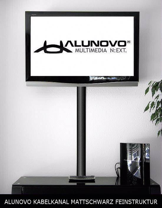 Alunovo SM90-100 Cable duct (L x W x H) 1000 x 80 x 20 mm 1 pc(s) Black (matt)-3