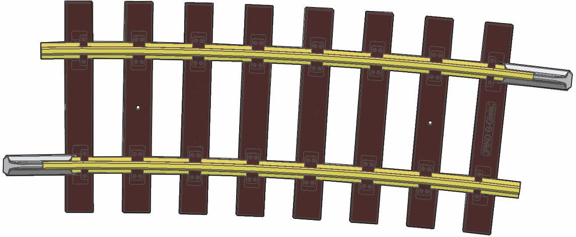 35218 G Piko Curve 7.5 ° 1564.6 mm 1 pc(s)