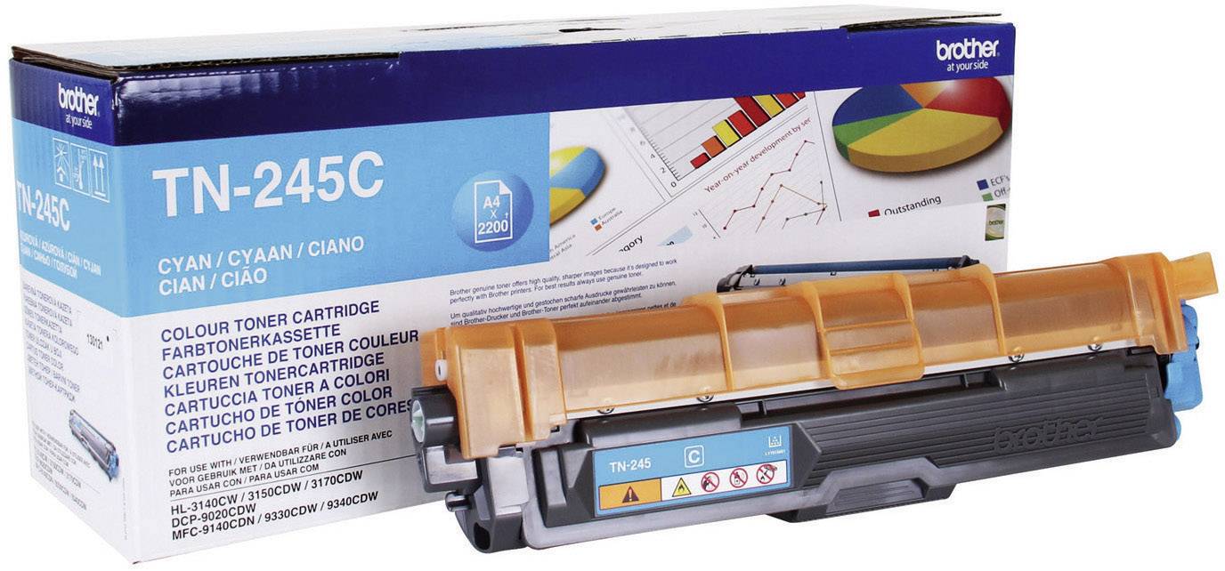 Brother Toner cartridge TN-245C TN245C Original Cyan 2200 Sides