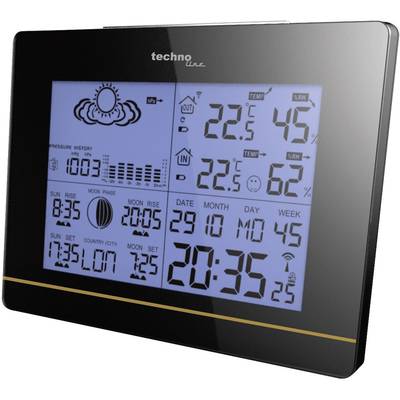 Techno Line Technoline WS 6750 Wireless digital weather station Forecasts for 12 to 24 hours Max. number of sensors 3