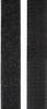 TOOLCRAFT KL25X2000C Hook-and-loop tape stick-on Hook and loop pad (L x W) 2000 mm x 25 mm Black 1 Pair