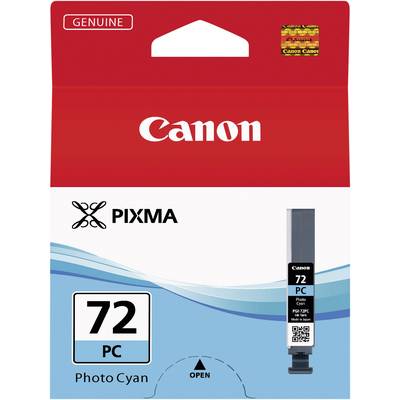 Canon PIXMA Photo Printer Ink Cartridge 72, Colour Photo Cyan, with original packaging.