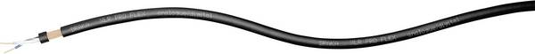 DRAKA 1018270 Audio cable Li-02YSDY 1 x 2 x 0.22 mm² Black Sold per metre