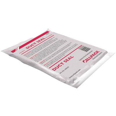 A packet of sealing compound with a red print 'DUCT SEAL' and company logo 'Gellpack'. Suitable for sealing cable conduits.