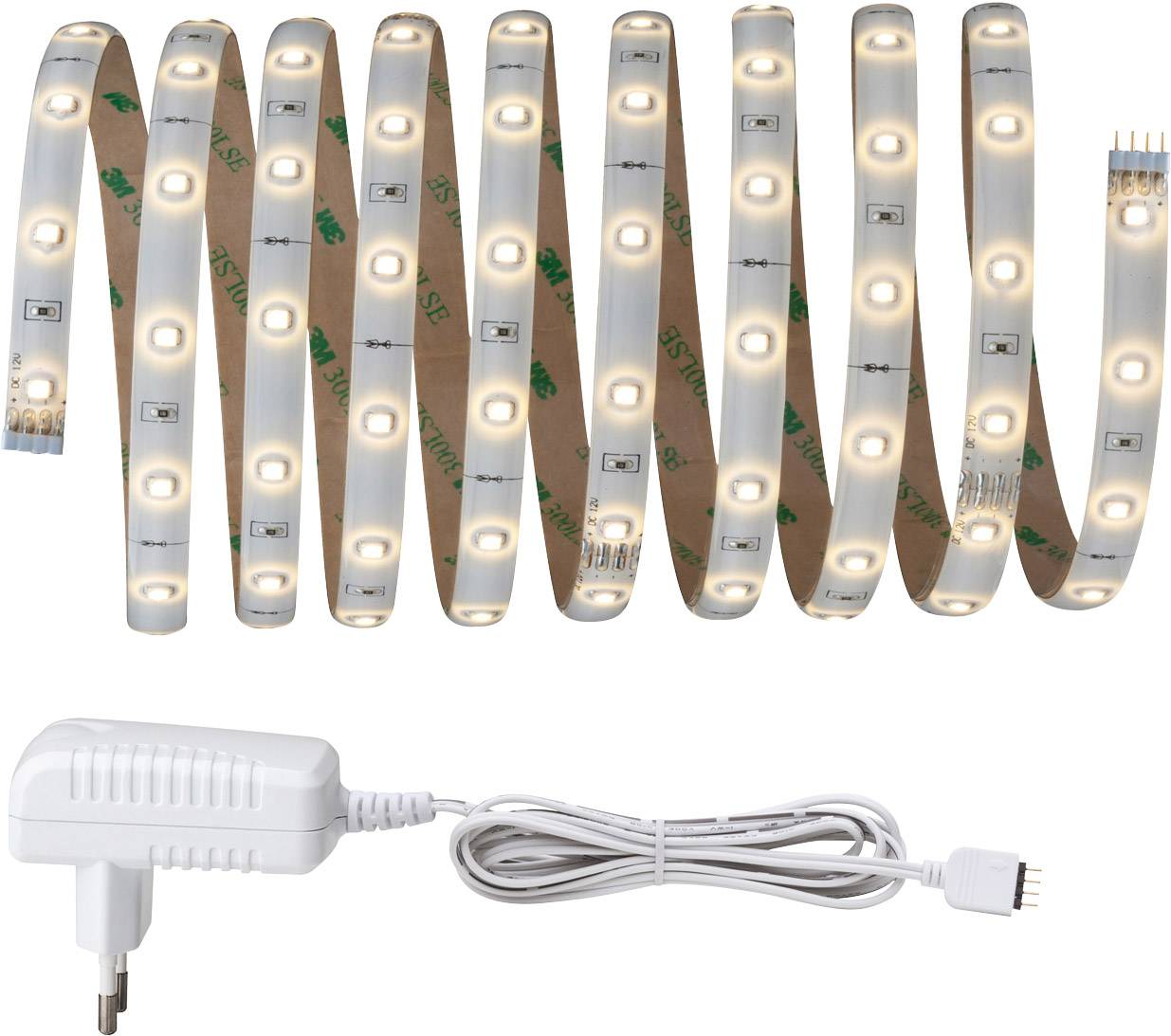 Paulmann YourLED 70320 LED strip set + plug 12 V 3 m Warm white