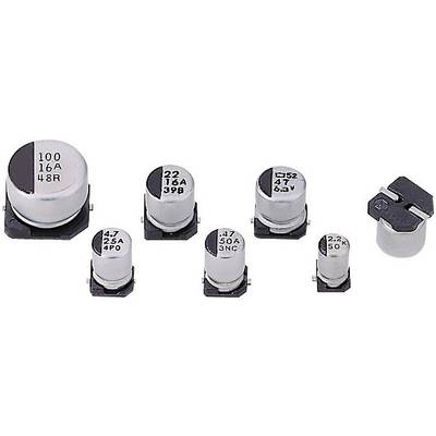 Weltron  Electrolytic capacitor SMD   1 µF 50 V DC 20 % (Ø x H) 4 mm x 6 mm 1 pc(s) 