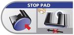 tesa Easy Cut® table dispenser smart, adhesive film dispenser - with stop-pad for safe stand