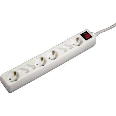 Image of Hama 00047776 Power strip (+ switch) 8x White PG connector 1 pc(s)