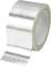 A roll of silver aluminium tape with the end slightly unravelled.