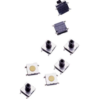 Omron B3FS1002 B3FS1002 Pushbutton 24 V DC 0.05 A 1 x Off/(On) momentary (L x W x H) 6 x 6 x 3.1 mm 1 pc(s)-1